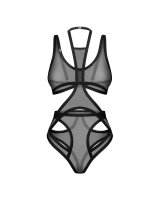 Body noir échancré
