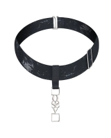 Large choker avec pendentif